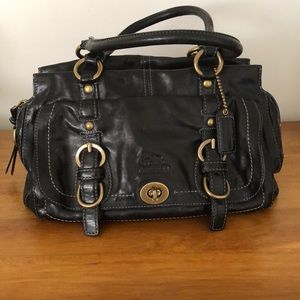Coach leather satchel